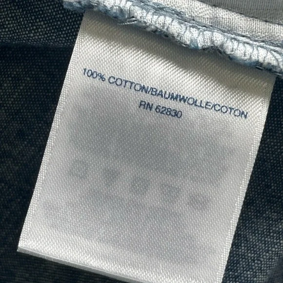 NWOT Lands End Chambray Shorts Denim color - Picture 12 of 13